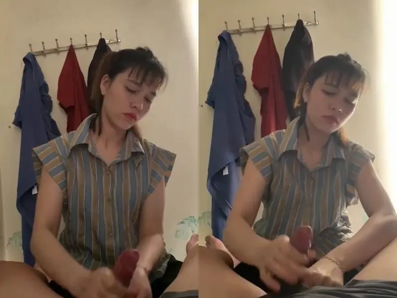 Anh trai đi vắng, ép người yêu của anh trai sục cò xuất tinh